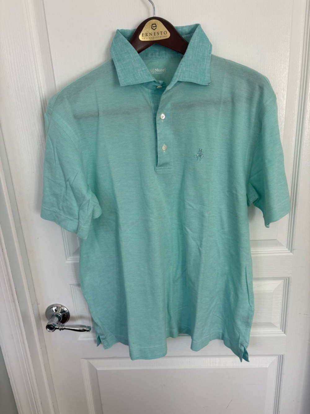 Paul Stuart Men’s Mint Green Polo Shirt